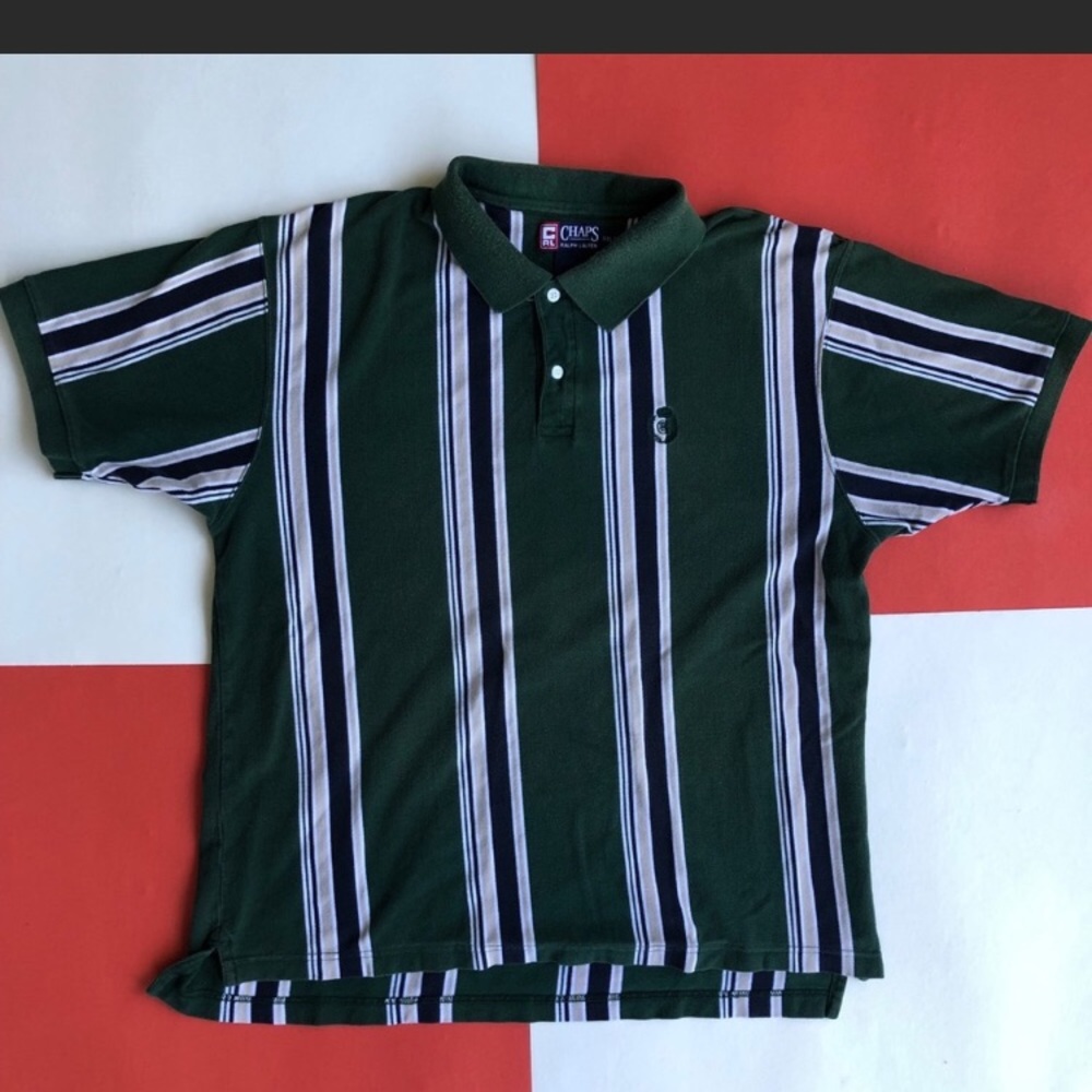 Ralph Lauren Chaps Polo Vertical Stripes